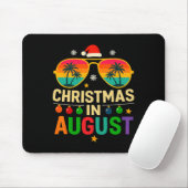 Kerst in augustus zomervakantie Kerstmis Muismat (Met muis)