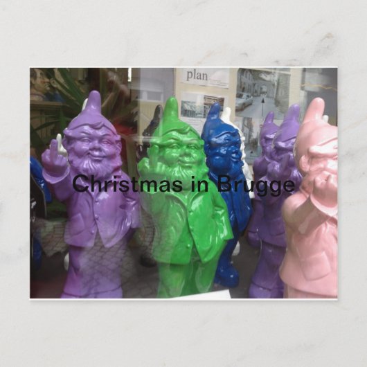 Kerst in Brugge Feestdagenkaart (Voorkant)