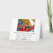 KERST IN CHOLET FEESTDAGEN KAART (Achterkant)