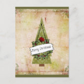 Kerst in de boom van juli feestdagenkaart (Voorkant)