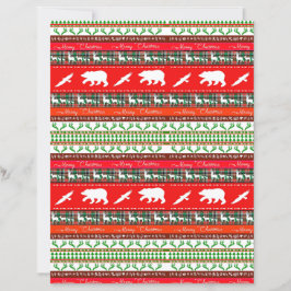 Kerst in de bos kerst knutselpapier