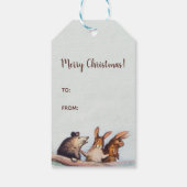 Kerst in de Bossen Cadeau Label Cadeaulabel (Achterkant)