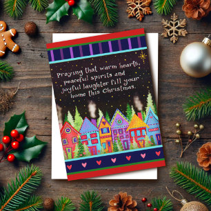 Kerst in de buurt van Joyful Hearts Kaart