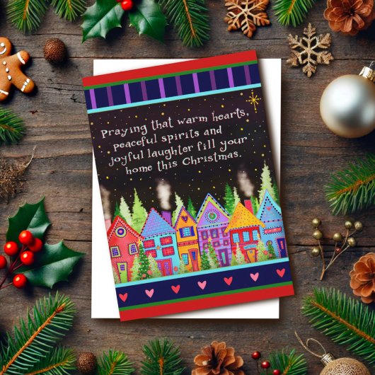 Kerst in de buurt van Joyful Hearts  Kaart