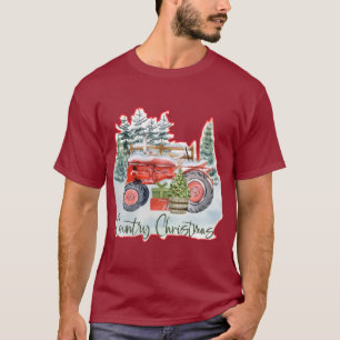 Kerst in de Country T-shirt