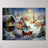 kerst in de gemeenschap van kleine poster (Voorkant)