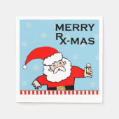 Kerst in de gezondheidszorg servetten (Voorkant)