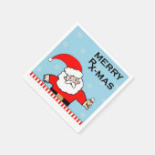 Kerst in de gezondheidszorg servetten (Hoek)