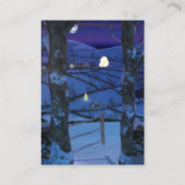 Kerst in de Glen Bladwijzer Visitekaartje (Achterkant)