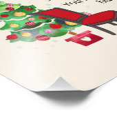 Kerst in de hemel, lege stoel, liefhebber één, gri foto afdruk (Hoek)