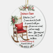 Kerst in de hemel ter nagedachtenis aan keramisch ornament (Links)