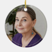 Kerst in de Hemelse Memorial Foto Keepomwille Keramisch Ornament (Achterkant)