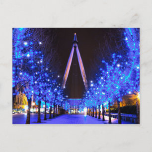 Kerst in de London Eye Feestdagenkaart