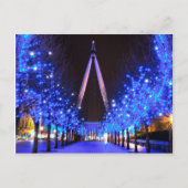Kerst in de London Eye Feestdagenkaart (Voorkant)