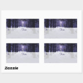 Kerst in de Pines Gift Label Stickers (Vel)