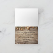 "Kerst in de schuur" Kaart (Binnen)