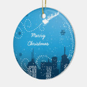 Kerst in de stad aangepaste ornament (Links)