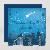 Kerst in de stad Custom Products Kaart (Voorkant / Achterkant)