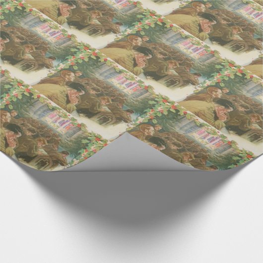  kerst in de wereldoorlog cadeaupapier (Hoek)