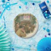  kerst in de wereldoorlog papieren bordje (Feest)