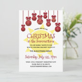 Kerst in de zomer BBQ Party Kaart (Staand voorkant)