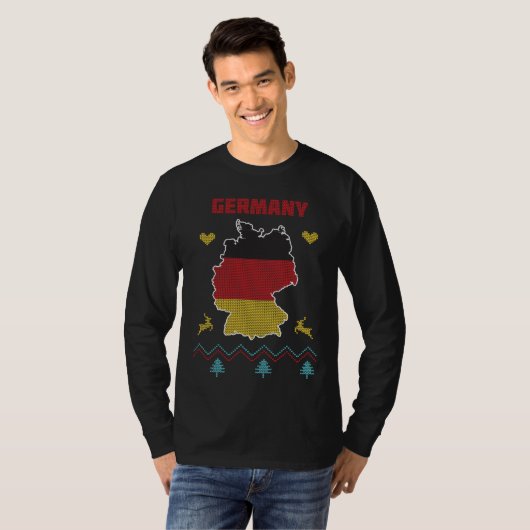 Kerst in Duitsland T-shirt (Voorkant volledig)