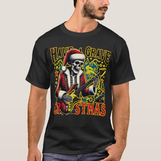 kerst in een graf t-shirt (Voorkant)