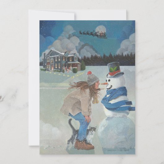 Kerst in Harlysville Bedankt Card (Voorkant)