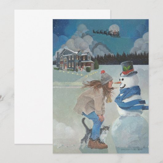 Kerst in Harlysville Bedankt Card (Voorkant / Achterkant)