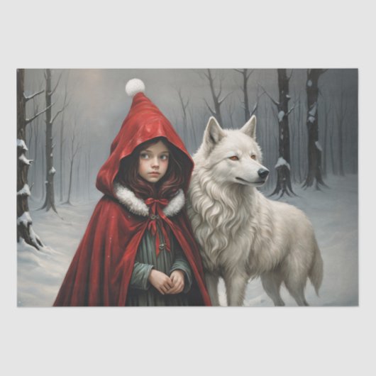 Kerst in het Bos - Decoupage - Tissuepapier (Voorkant)