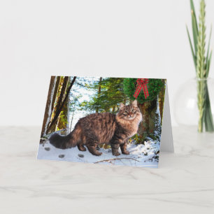 "Kerst In Het Bos" Groet Kaart