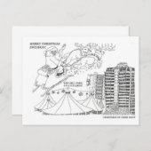 Kerst in het briefkaart van Swindon (Voorkant / Achterkant)