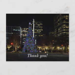 Kerst in het centrum van Dallas Briefkaart