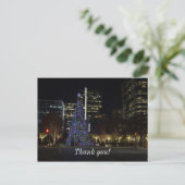 Kerst in het centrum van Dallas Briefkaart (Staand voorkant)