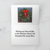 Kerst in het historische St. Charles Feestdagen Kaart (Binnen)