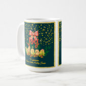 Kerst in het kippenland  koffiemok (Voorkant links)