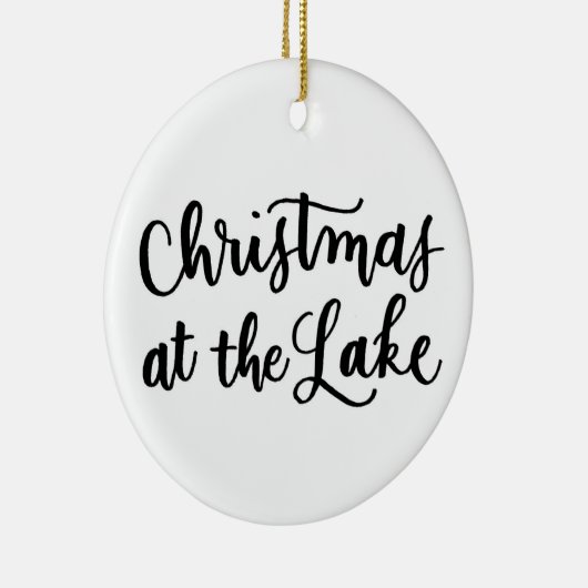 Kerst in het Lake Ornament (Rechts)