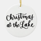Kerst in het Lake Ornament (Voorkant)