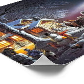 kerst in het land poster (Hoek)