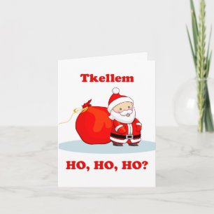 Kerst in het Maltees, Spreek je Ho, Ho, Ho? Kaart