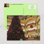 Kerst in het Parijse Briefkaart (Voorkant / Achterkant)