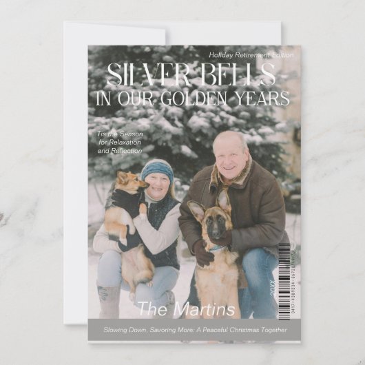 Kerst in het Retirement Magazine Hoesje Feestdagenkaart (Voorkant)