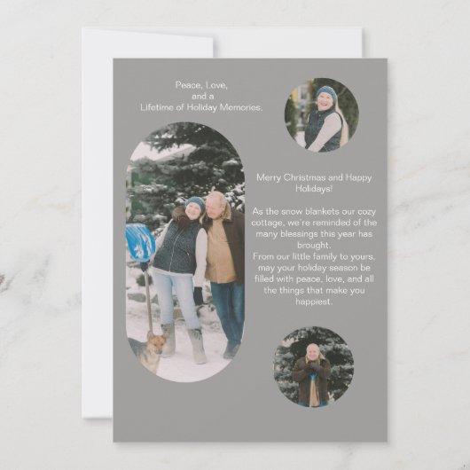 Kerst in het Retirement Magazine Hoesje Feestdagenkaart (Achterkant)