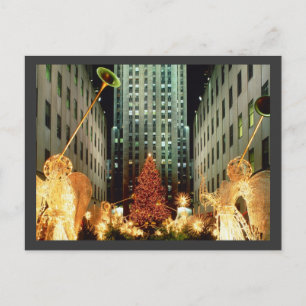 Kerst in het Rockefeller Center Feestdagenkaart