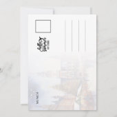 Kerst in het Waterverf Briefkaart van München (Achterkant)