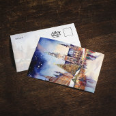 Kerst in het Waterverf Briefkaart van München