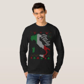 Kerst in Italië T-shirt (Voorkant volledig)