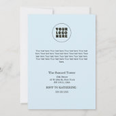 Kerst in juli aangepaste bedrijfsnaam Logo & tekst Kaart (Achterkant)