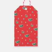 Kerst in juli bedanklabel cadeaulabel (Achterkant)