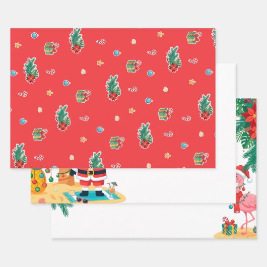 Kerst-in-juli-cadeaupapier Inpakpapier Vel (Set)